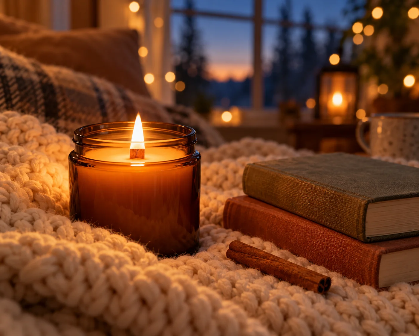 Soy Candle in Amber Jar