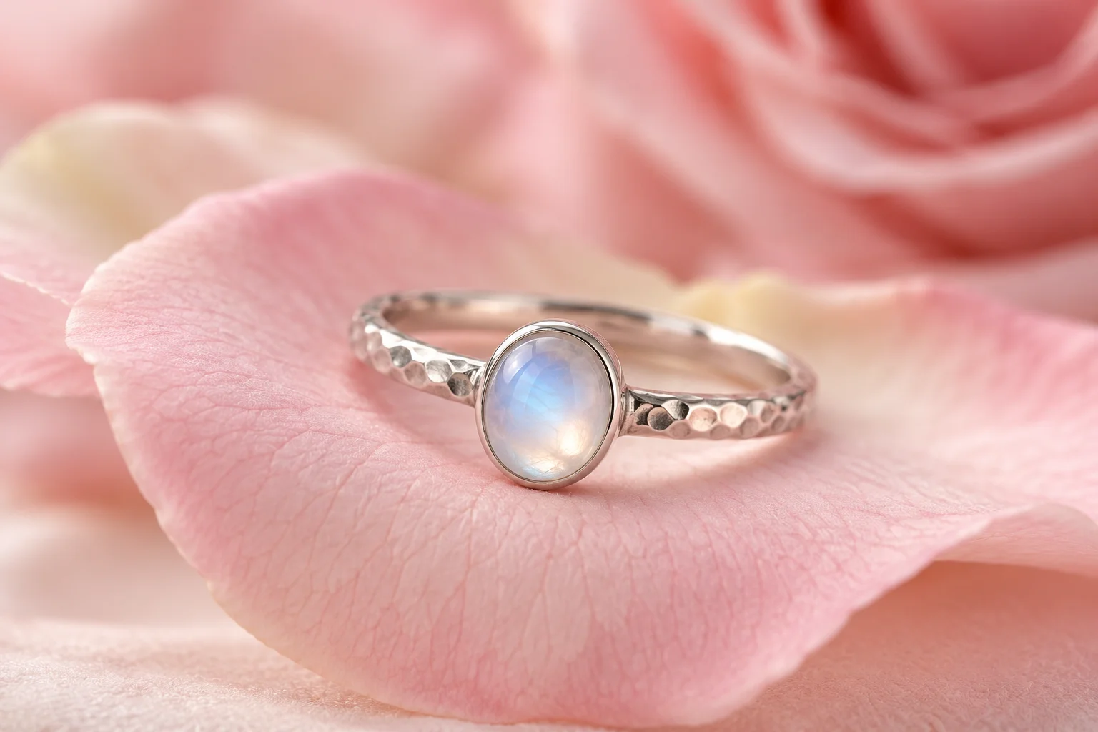 Silver Ring Jewelry Macro