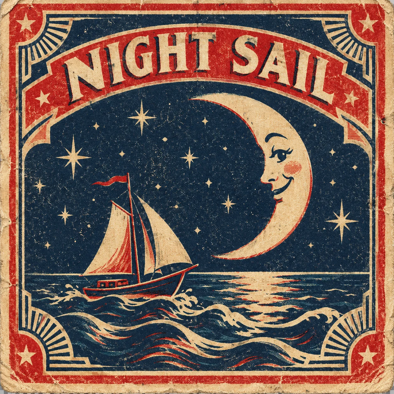 Vintage Matchbox Label