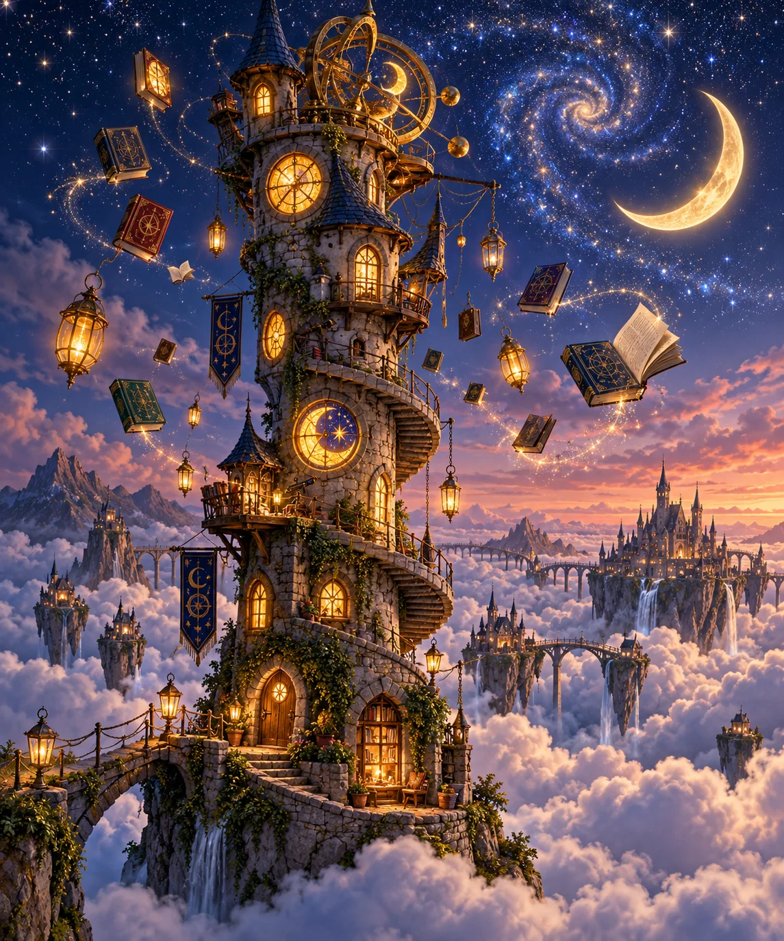 Wizard Tower in the Clouds