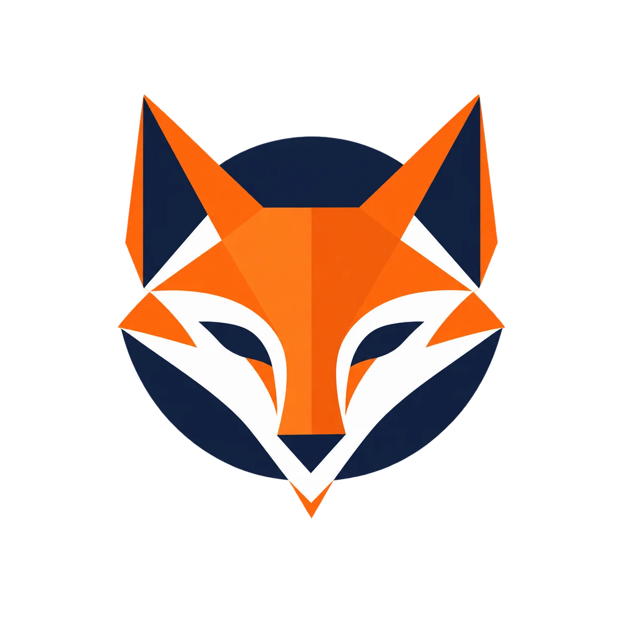 Geometric Fox Logo Mark