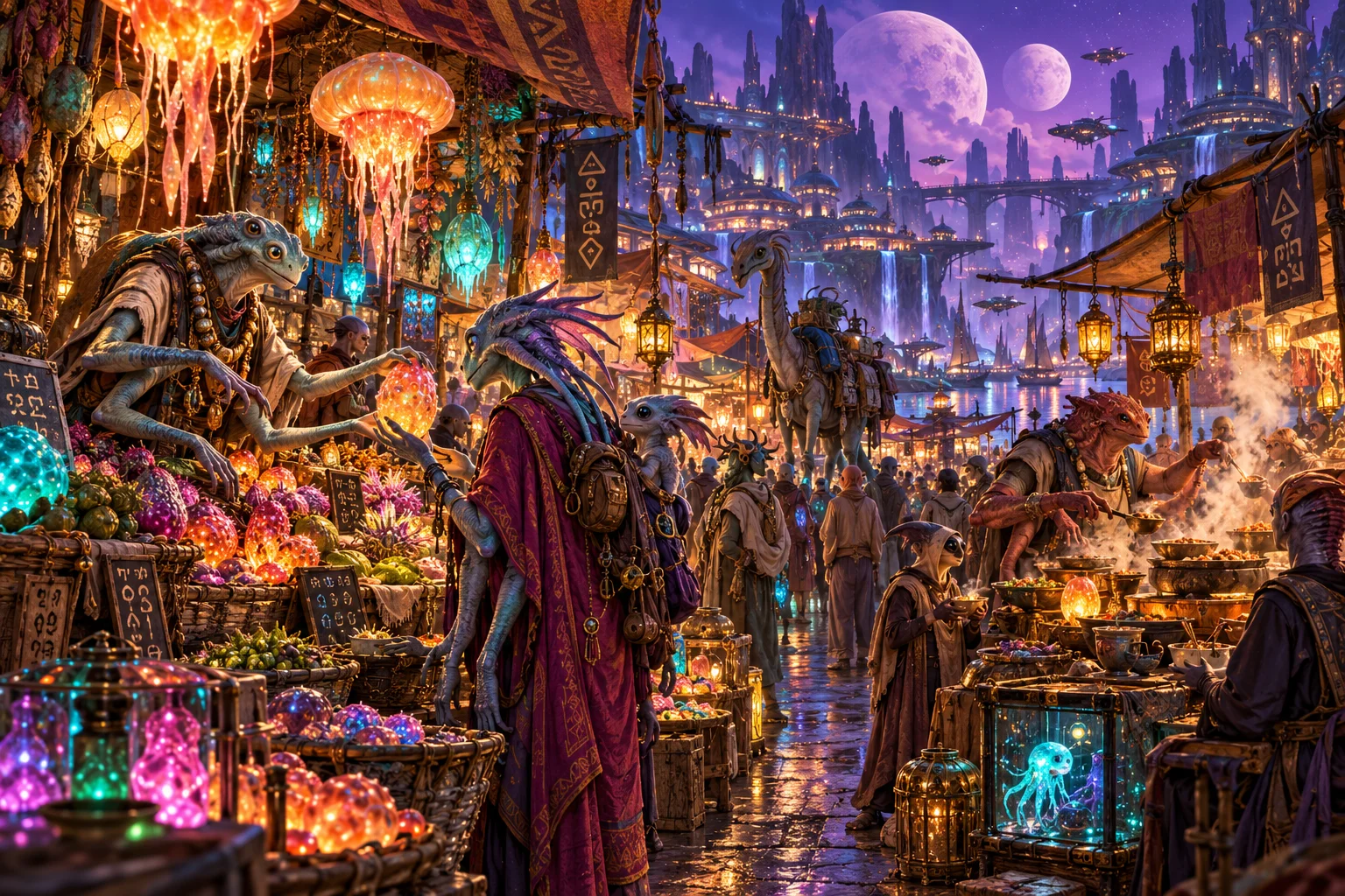 Alien Night Market