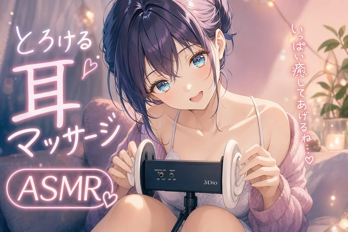 Cozy Anime ASMR Ear Massage Girl