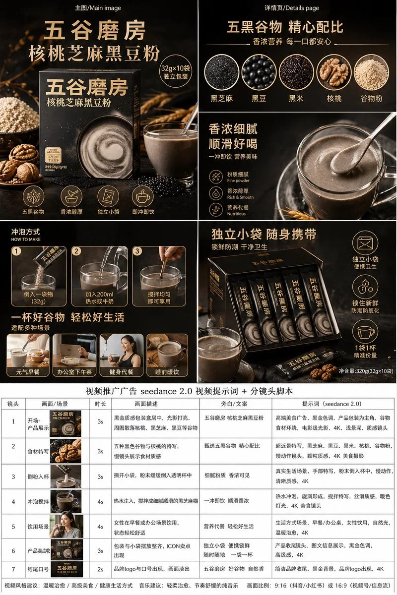 Premium Grain Powder Ad Board