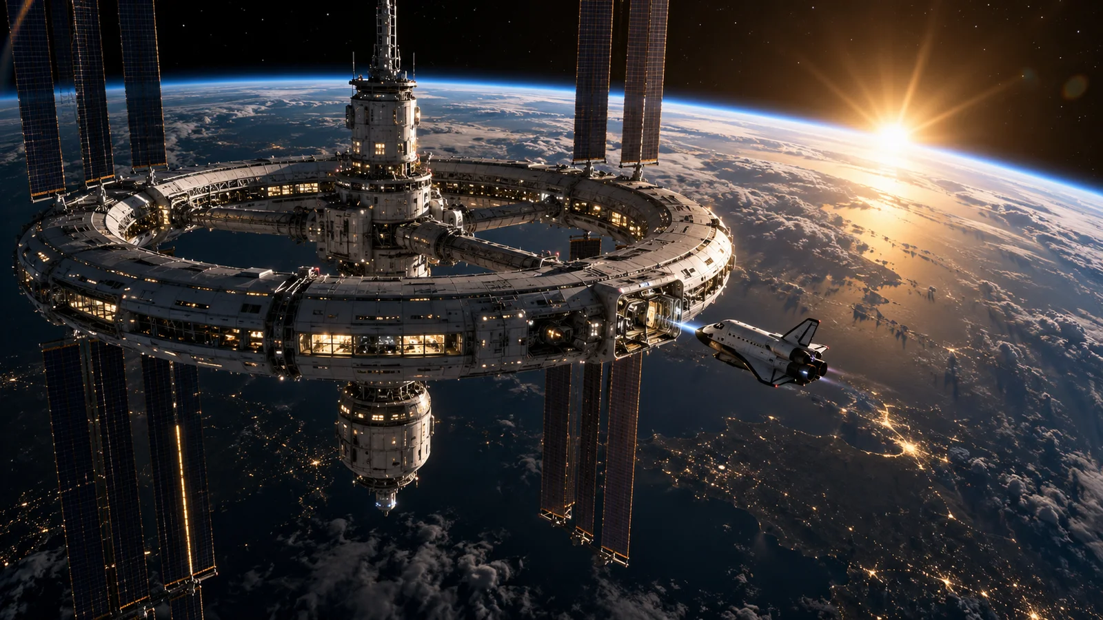 Orbital Space Station Dawn