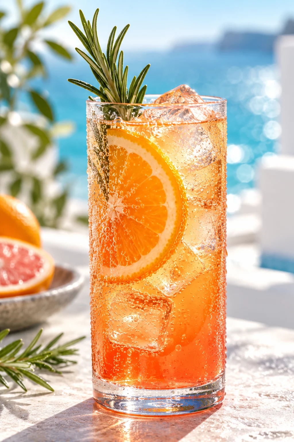 Citrus Mocktail with Ice