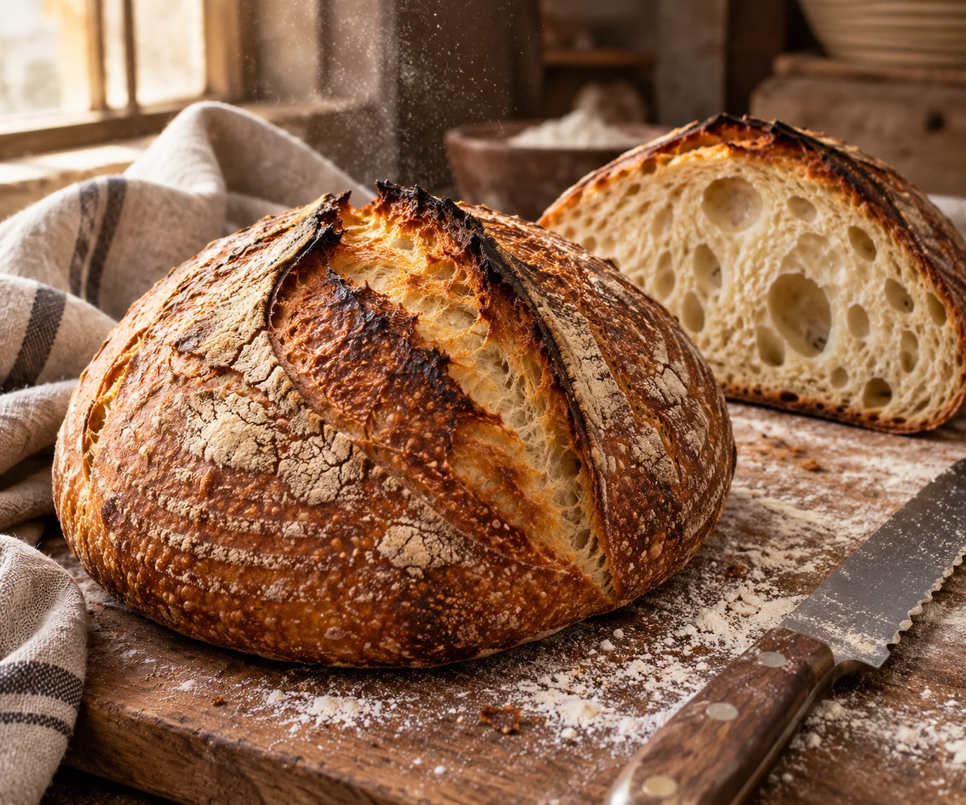 Rustic Sourdough Loaf