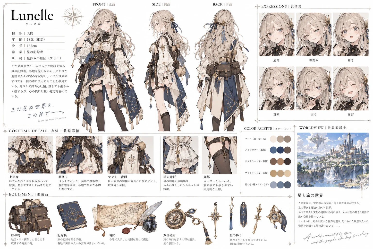 Official Character Reference Sheet