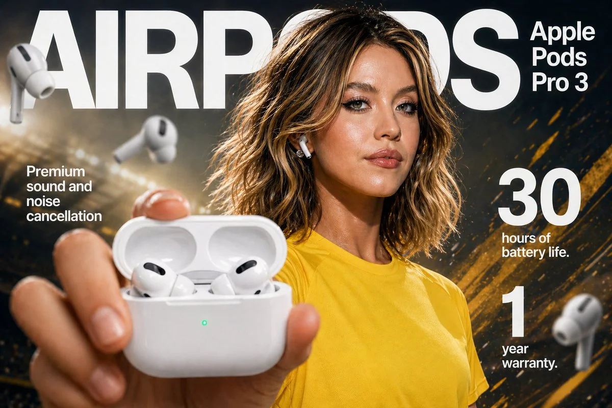 Earbuds E-commerce Infographic