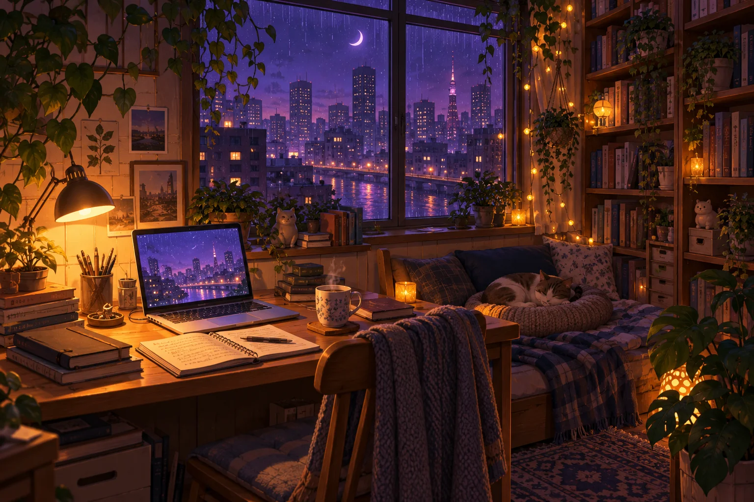 Lo-Fi Study Room Anime
